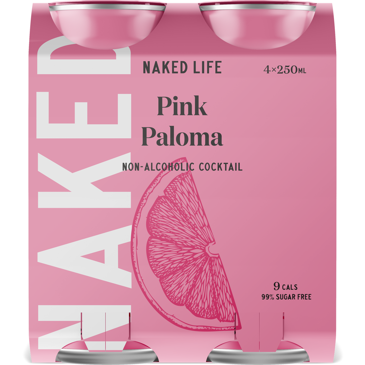 Naked Life Mixed Pack - Pink Like Barbie - 4 x 4 x 250ml Cans