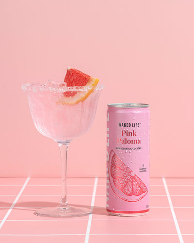 Naked Life Non-Alcoholic Cocktail Pink Paloma - 24 x 250ml Cans