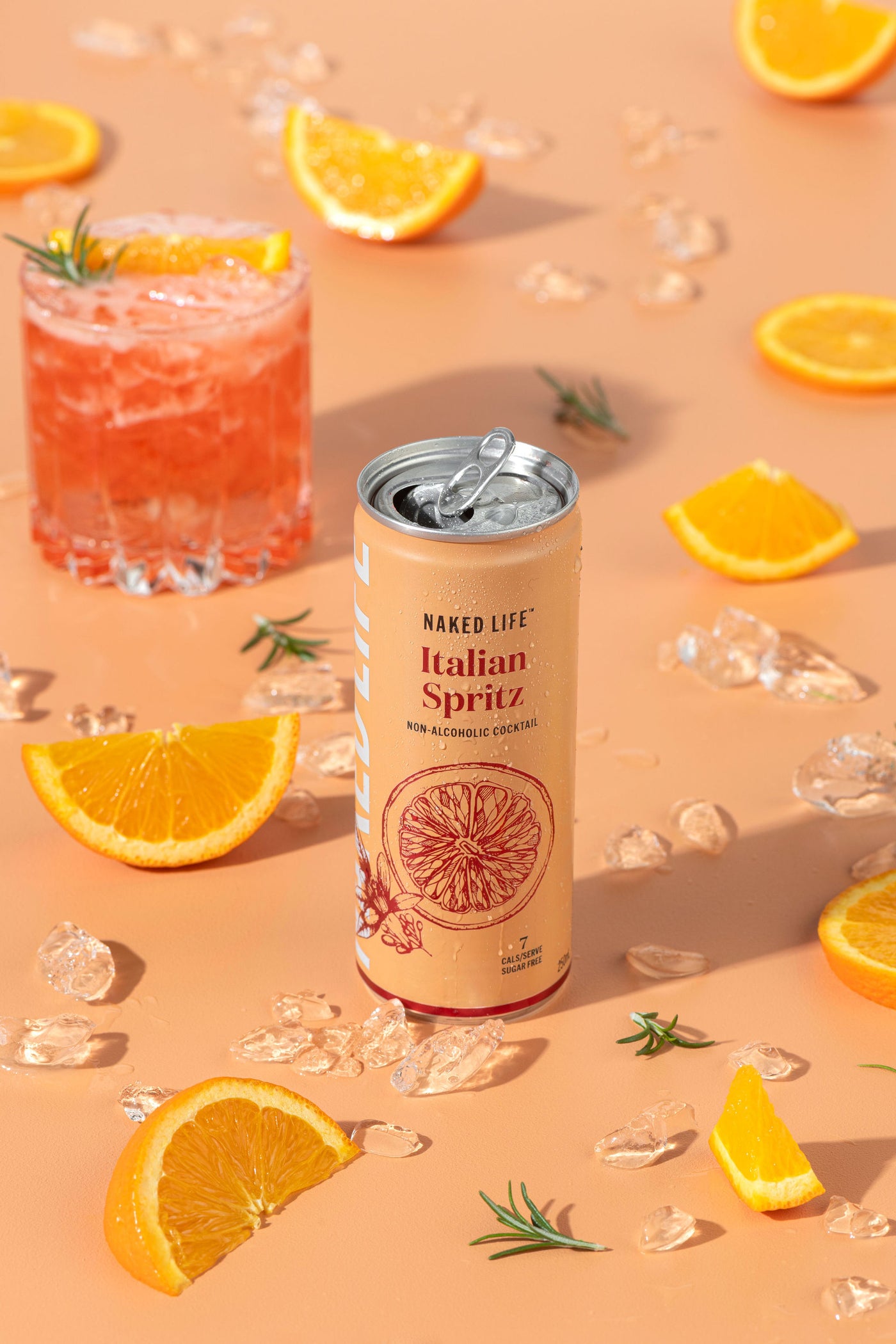 Naked Life Non-Alcoholic Cocktail Italian Spritz - 24 x 250ml Cans