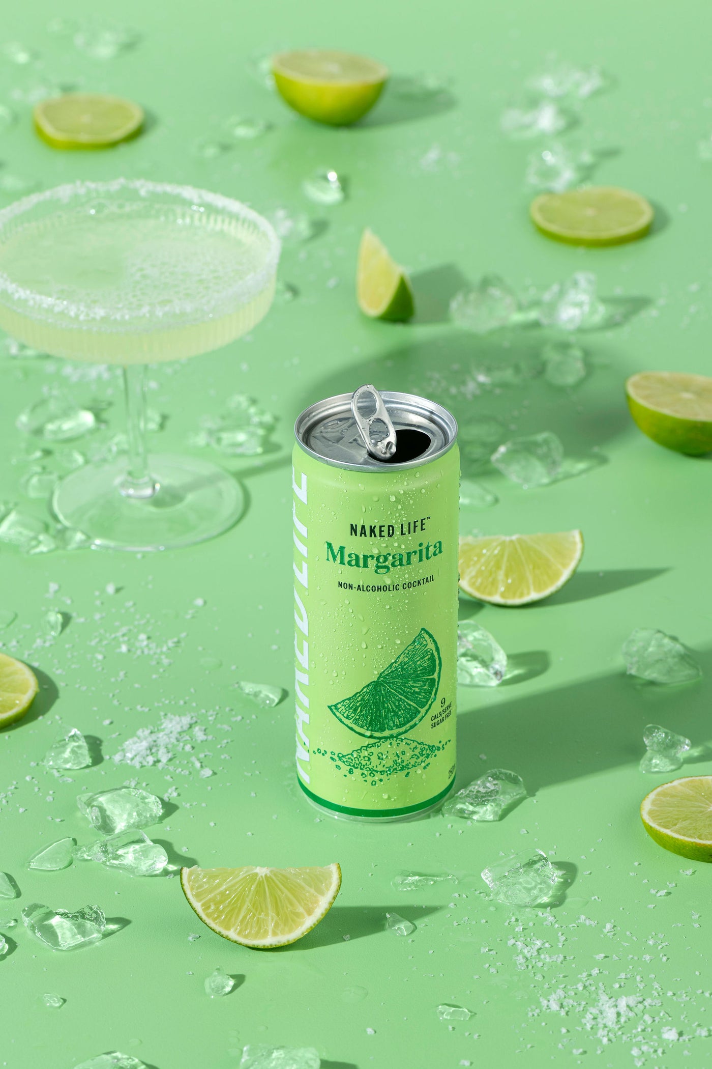 Naked Life Non-Alcoholic Cocktail Margarita - 24 x 250ml Cans