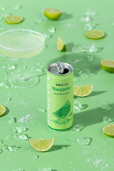 Naked Life Non-Alcoholic Cocktail Margarita - 24 x 250ml Cans