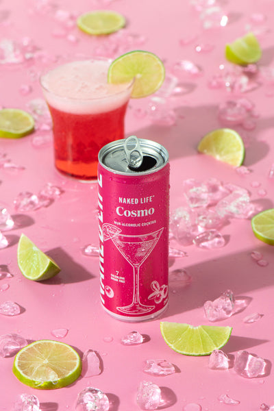 Naked Life Non-Alcoholic Cocktail Cosmo - 24 x 250ml Cans