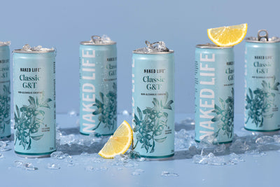 Naked Life Non-Alcoholic Cocktail Classic G&T - 4 Pack x 250ml Cans