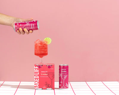 Naked Life Non-Alcoholic Cocktail Cosmo - 24 x 250ml Cans