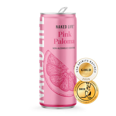 Naked Life Non-Alcoholic Cocktail Pink Paloma - 24 x 250ml Cans