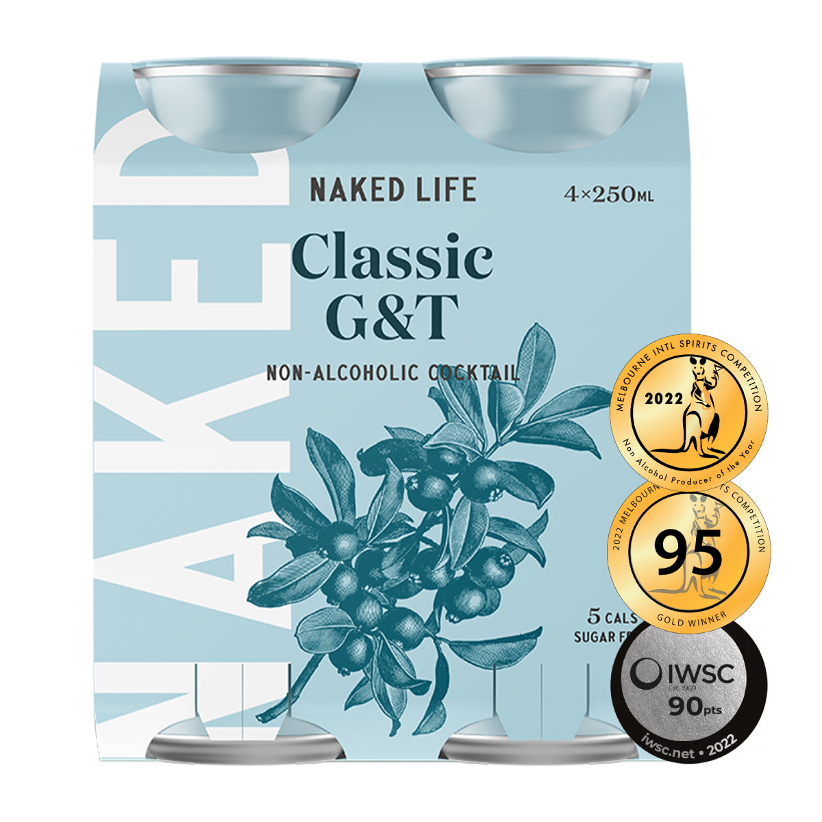 Non-Alcoholic Classic G&T - 4 Pack