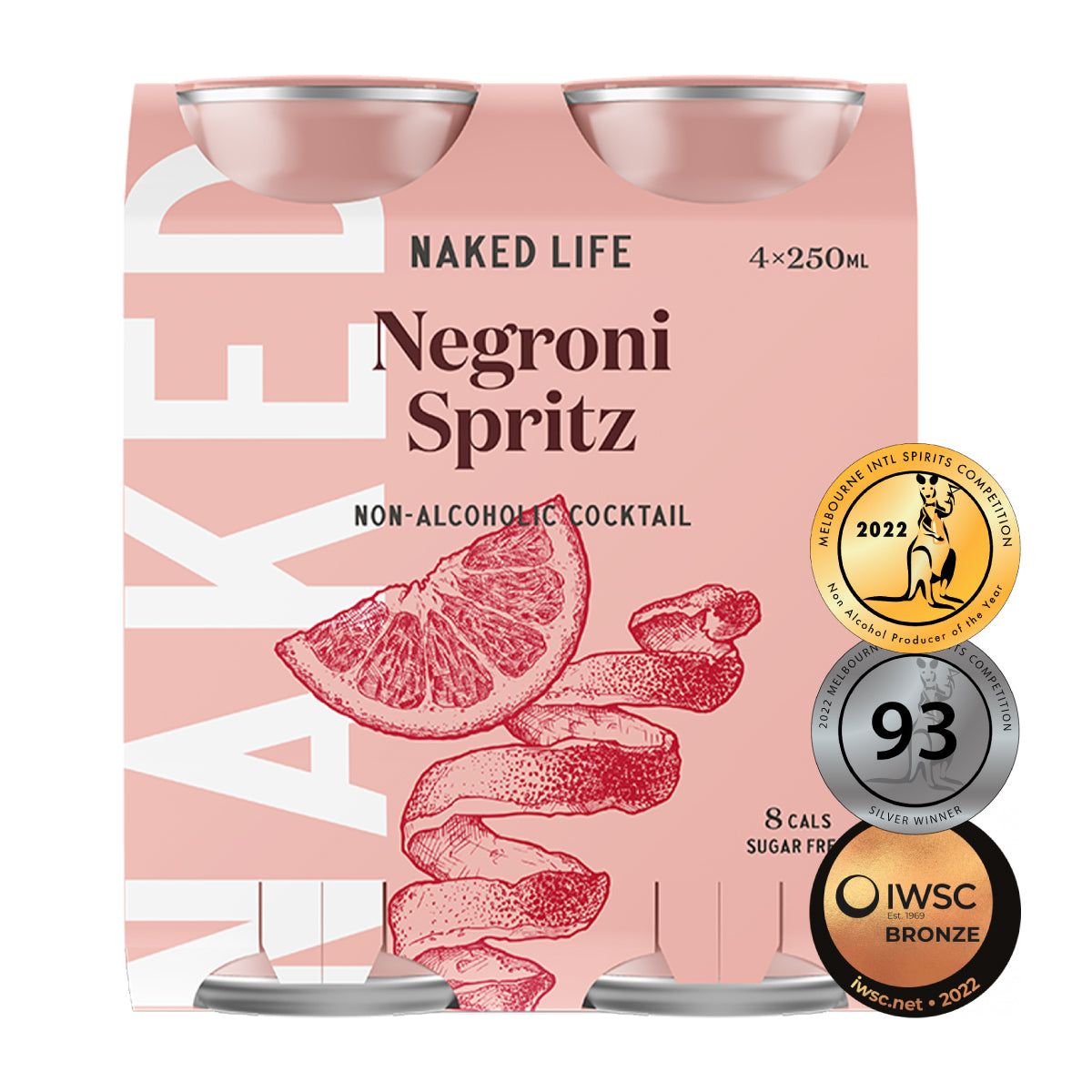 Non-Alcoholic Negroni Spritz - 4 Pack