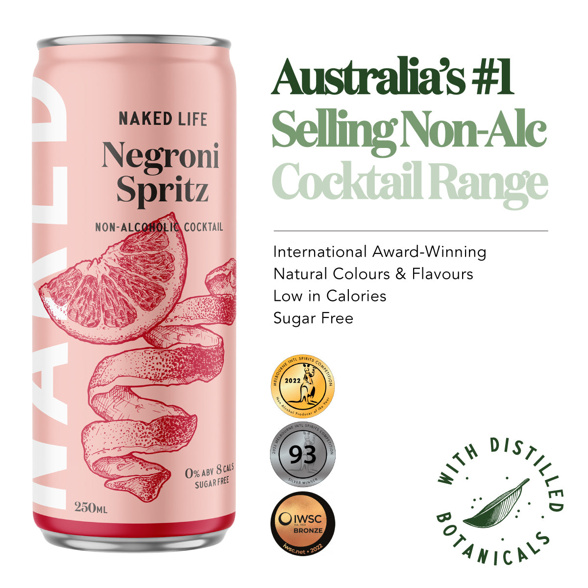 Non-Alcoholic Negroni Spritz - 4 Pack