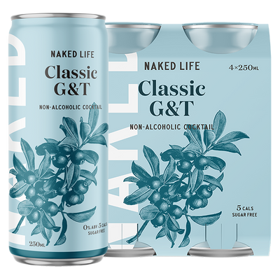 Non-Alcoholic Classic G&T - 4 Pack