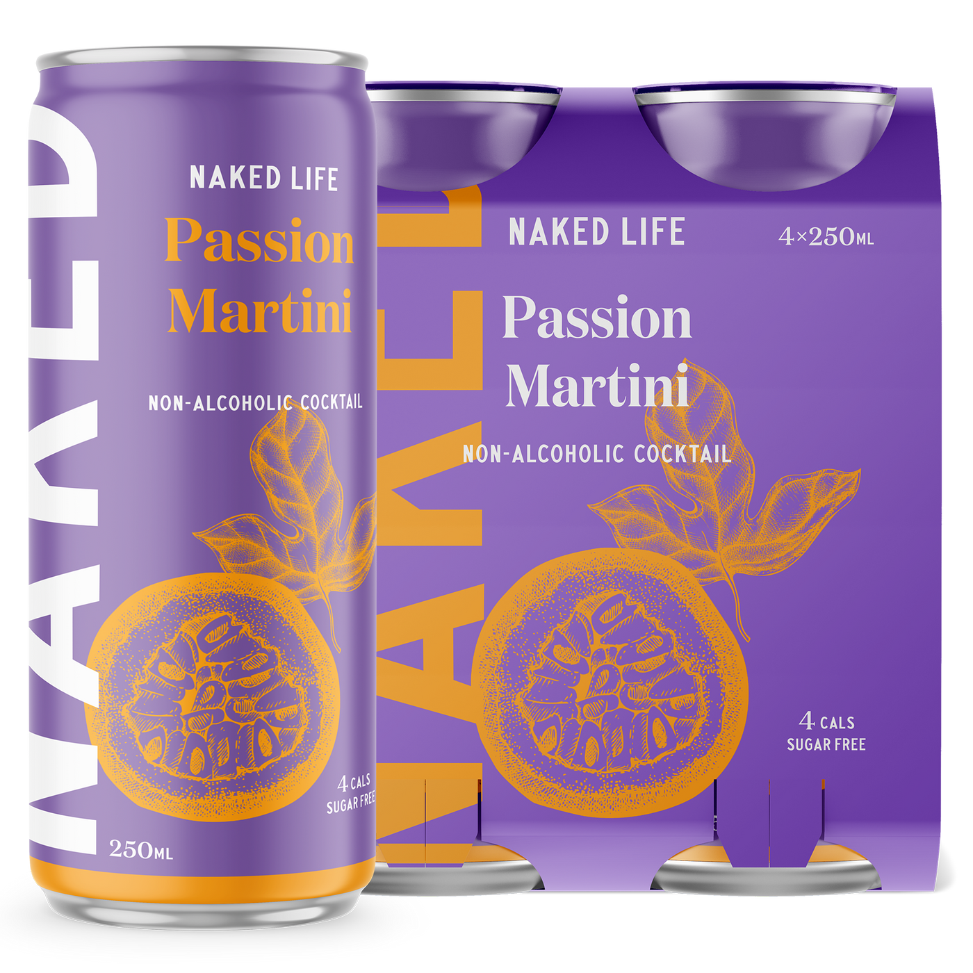 Non-Alcoholic Passion Martini - 4 Pack