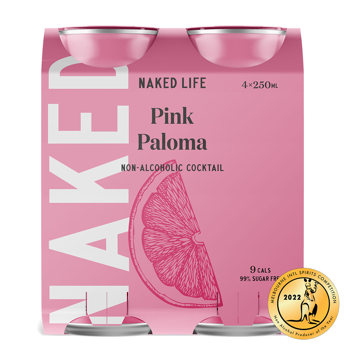 Non-Alcoholic Pink Paloma - 4 Pack
