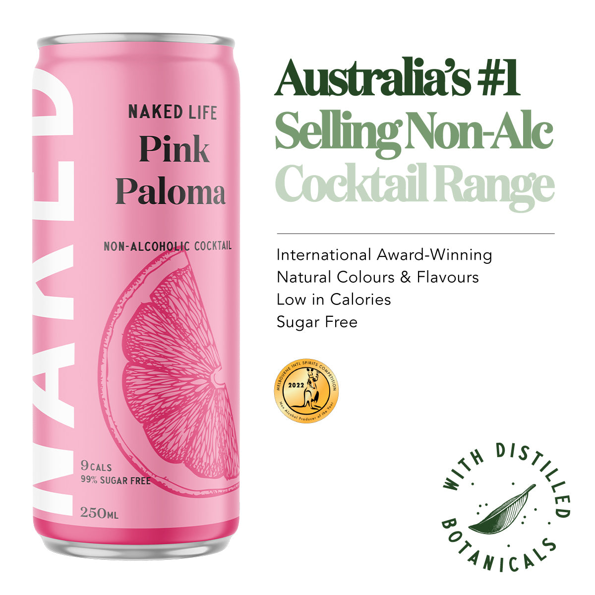 Non-Alcoholic Pink Paloma - 4 Pack