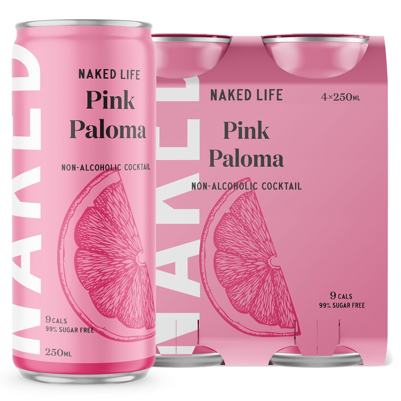 Non-Alcoholic Pink Paloma - 4 Pack