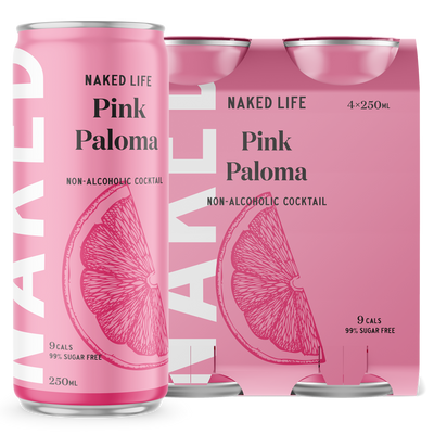 Non-Alcoholic Pink Paloma - 4 Pack