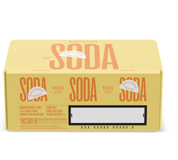 Sugar Free Lemon Squash 12 x 330ml Cans
