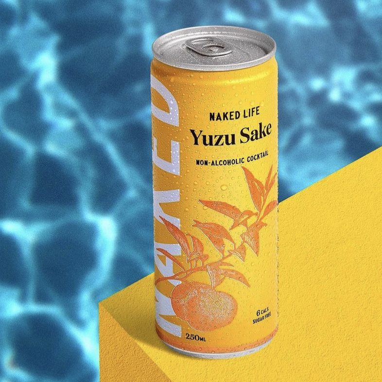 Naked Life Non-Alcoholic Cocktail Yuzu Sake - 4 Pack x 250ml Cans