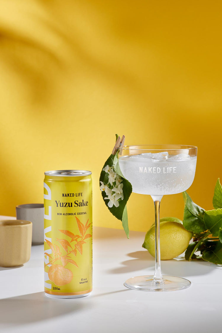 Yuzu Sake Perfect Serve Naked Life NonAlcoholic Spirits