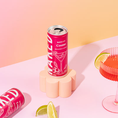 Naked Life Non-Alcoholic Cocktail Cosmo - 4 Pack x 250ml Cans