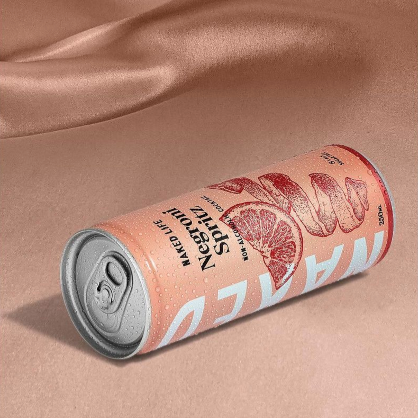 Naked Life Non-Alcoholic Cocktail Negroni Spritz - 6 x 4 x 250ml Cans